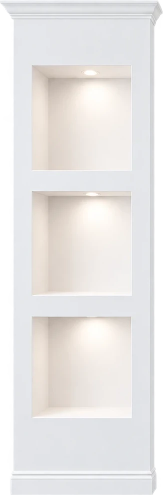 Built-in shelving