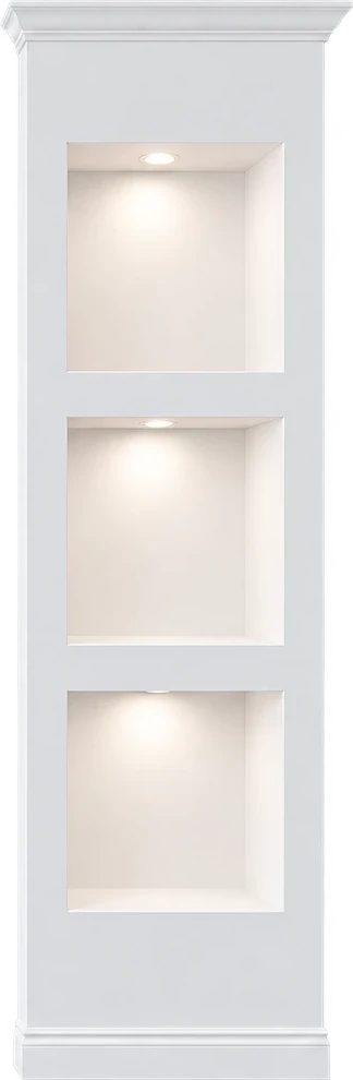 Built-in shelving