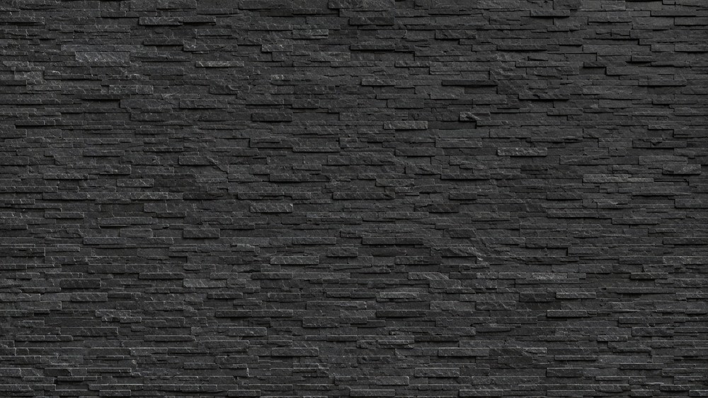 Monterrey Black Slate stacked stone